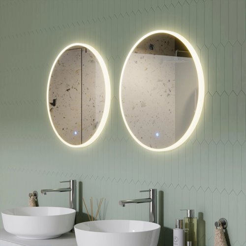 Okrągłe lustro LED Corsan Tondo 60 cm
