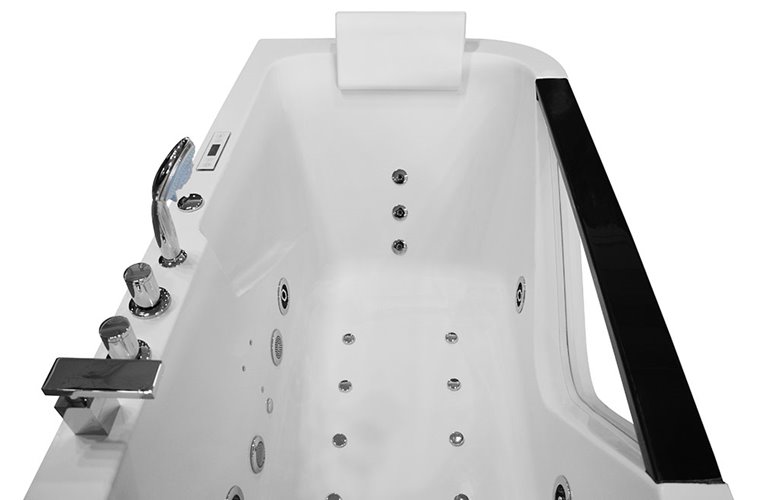 Wanna z hydromasażem przyścienna 150x80 cm MO-0061-150