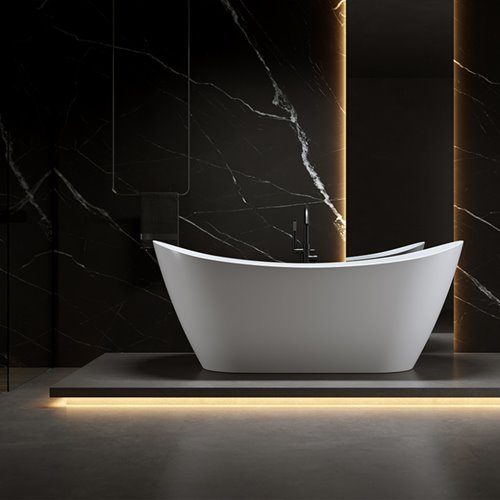 Wanna wolnostojąca biała 160 cm Rica Hydrosan