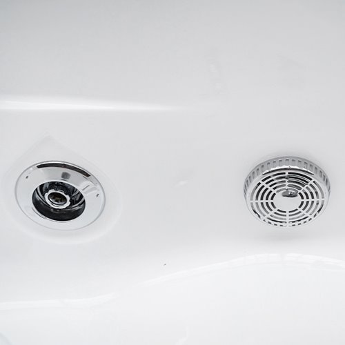 Wanna z hydromasażem narożna 140x80 cm Lemur 796 Hydrosan Lewa