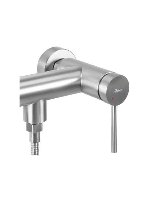 Inox bateria prysznicowa Foss Clif Rea