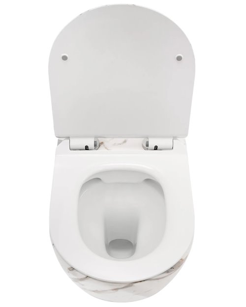 Misa wc wisząca Carlos Rimless Slim Lava Shiny Rea