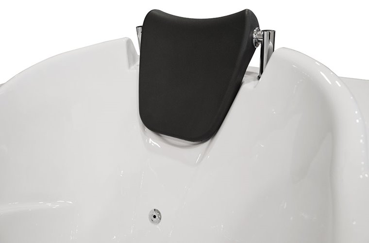 Wanna z hydromasażem prostokątna do rogu łazienki 150x83 cm MO-0204