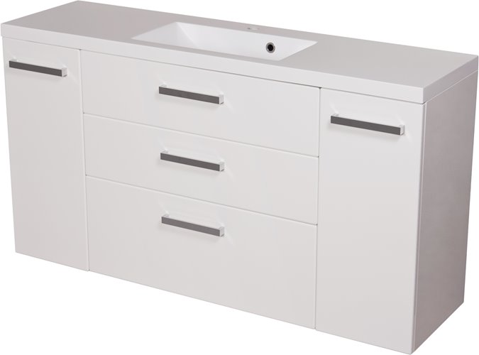 Szafka wisząca z umywalką 140/39/C3 Clever seria Fokus B