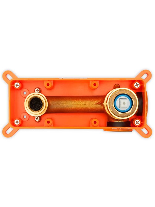 Bateria umywalkowa w kolorze miedzianym Lungo Rea