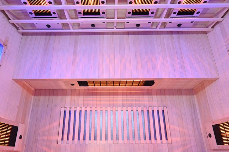 Sauna na podczerwień kamień solny + turmaliny 175X120X190CM MO-RL4ST Infrared Mazur