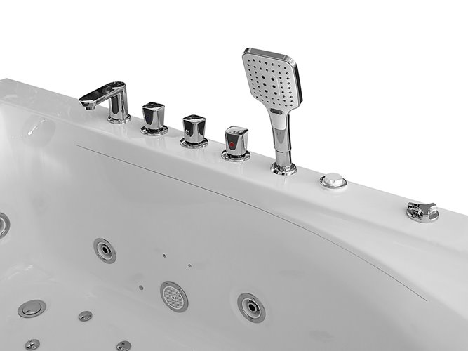 Wanna spa z hydromasażem narożna 170x85 cm MO-0076 PRAWA