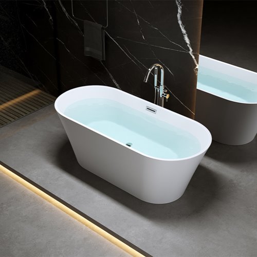 Wanna wolnostojąca biała 150 cm Lizbona Hydrosan