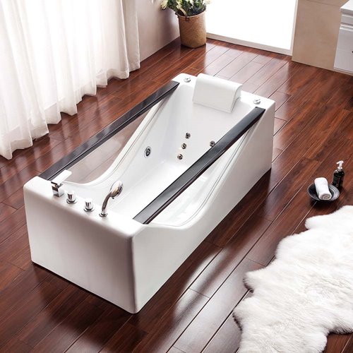 Wanna z hydromasażem prostokątna 170x80 cm MO-0011L