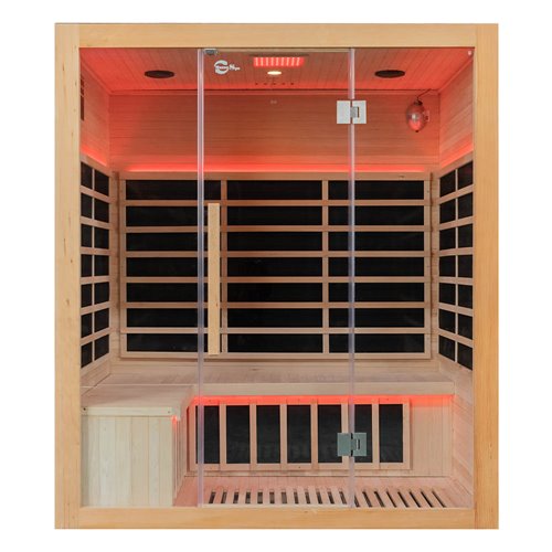 Sauna na podczerwień full carbon 175X130X200CM MO-EA4T-B Mazur