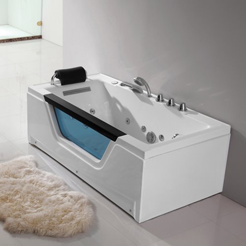 Wanna z hydromasażem prostokątna 162x75 cm Gomera 938C Hydrosan