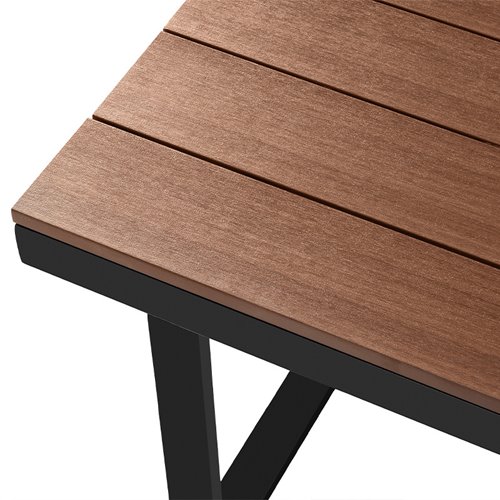 Zestaw mebli ogrodowych metalowych stół i narożnik Toba zdjęcie 8