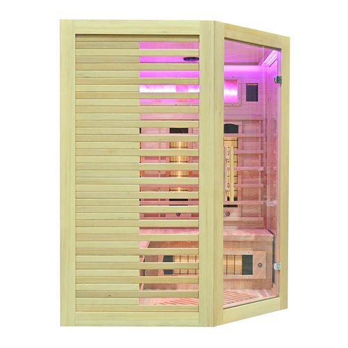 Sauna na podczerwień kamień solny 150X150X190CM MO-RL3CS Infrared Mazur