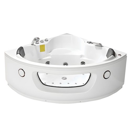 Wanna z hydromasażem narożna 140x140 Flores 601