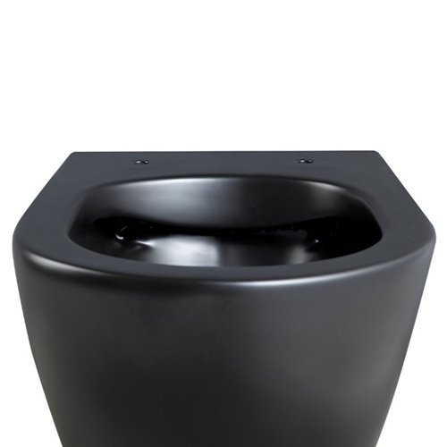 Zestaw podtynkowy stelaż GEBERIT DUOFIX + miska PEAK-MTB-RIM-02 + przycisk DELTA 50 czarny mat