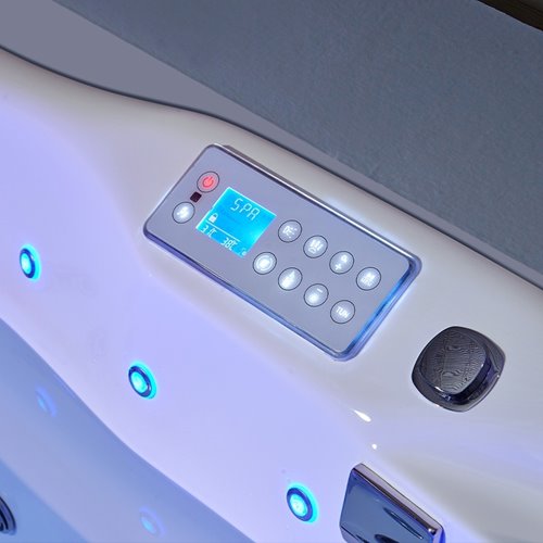 Wanna narożna z hydromasażem narożna 150x150 cm Roma 764 Hydrosan Prawa