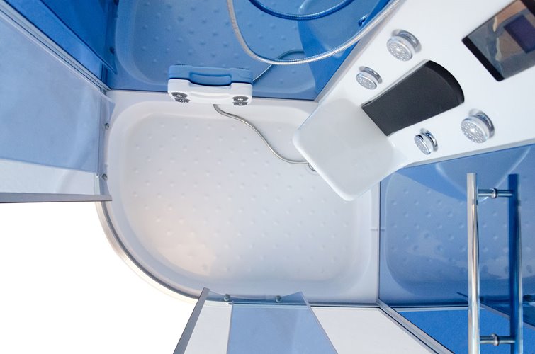 Kabina prysznicowa z hydromasażem zabudowana 120x85 MO-02188WL lewa