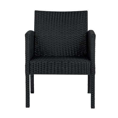 Zestaw mebli ogrodowych z technorattanu sofa, stół, krzesła, pufy Manas zdjęcie 15