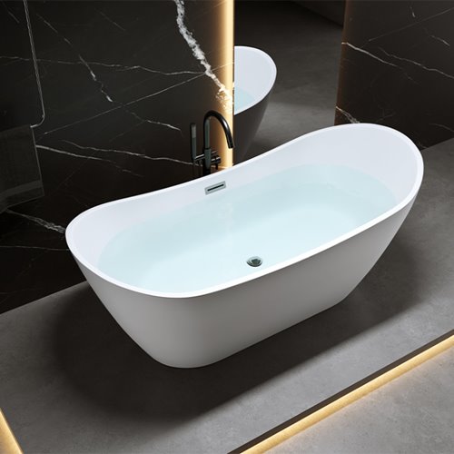 Wanna wolnostojąca biała 160 cm Rica Hydrosan