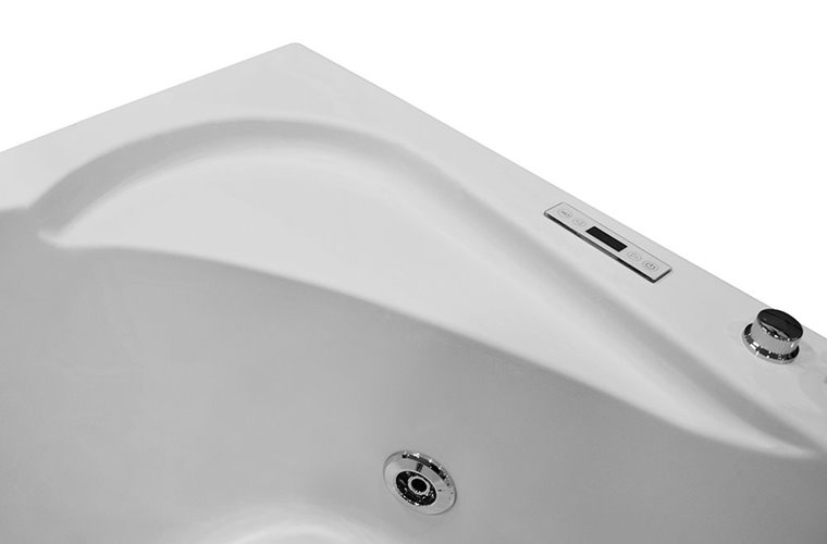 Wanna z hydromasażem narożna 169x90 cm lewa MO-0024