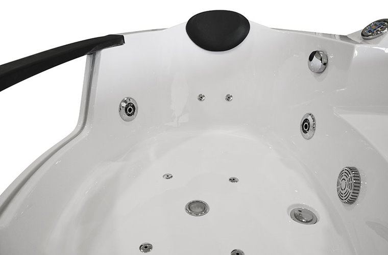 Wanna łazienkowa z hydromasażem Spa narożna 135x135 cm MO-0322