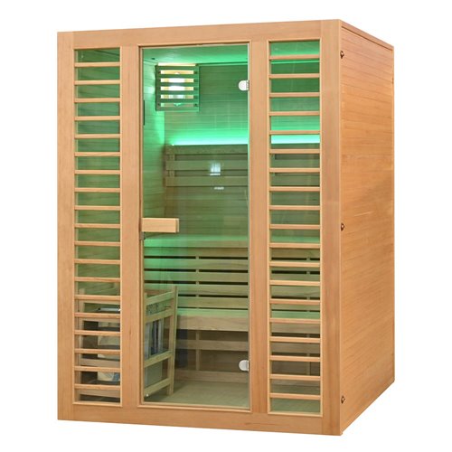 Sauna sucha fińska piec 6 KW Harvia BC60 + kamienie solne 150X150X190CM MO-TS3B XL Mazur