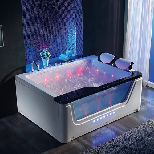 Wanna z hydromasażem prostokątna 170x130 cm Tugela-BL