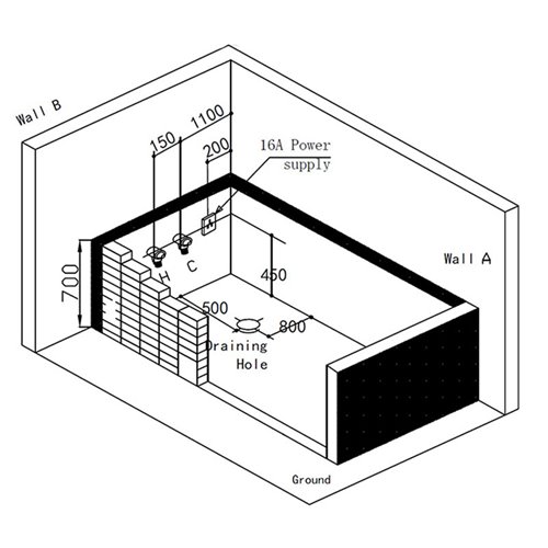 Wanna z hydromasażem prostokątna do zabudowy + obudowa Kalambo WH 190x150 cm