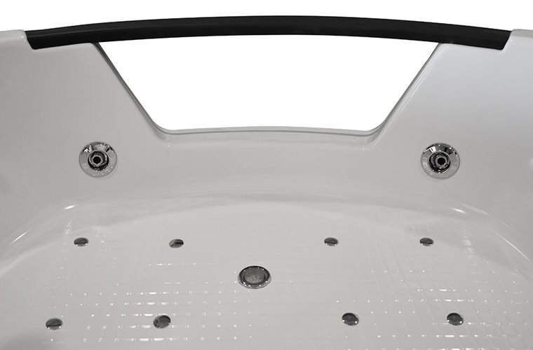 Wanna łazienkowa z hydromasażem Spa narożna 150x150 cm MO-0312