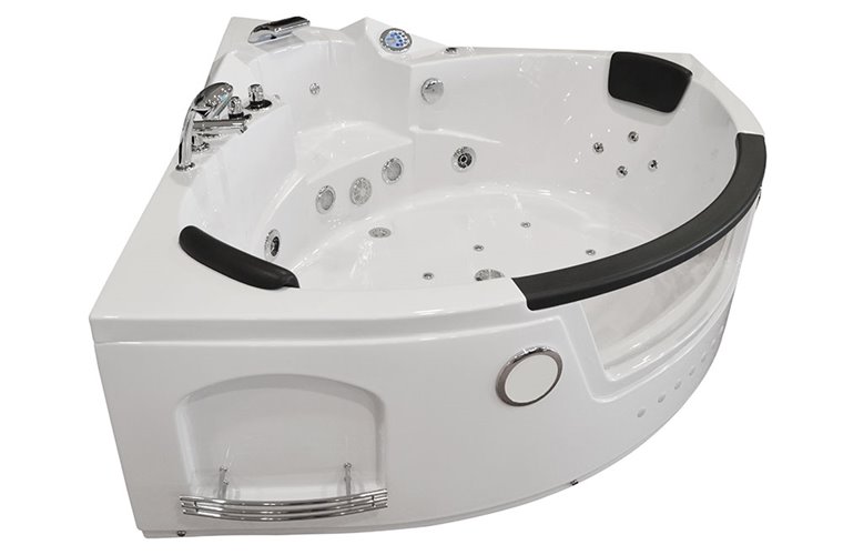 Wanna z hydromasażem narożna Turbo 157x157 cm MO-10632T XL