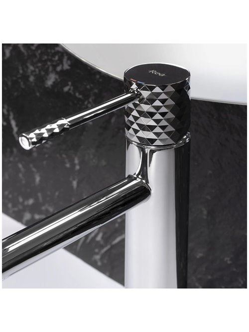 Bateria umywalkowa wysoka Rea Lungo Diamond Chrom