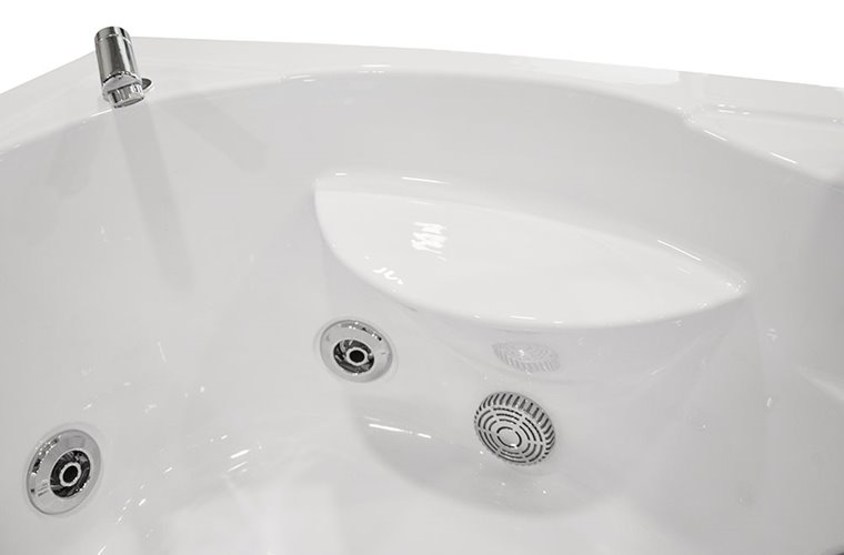 Wanna z hydromasażem narożna 150x100 cm MO-0202