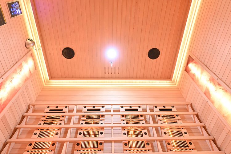 Sauna na podczerwień kamień solny + turmaliny 175X120X190CM MO-RL4ST Infrared Mazur