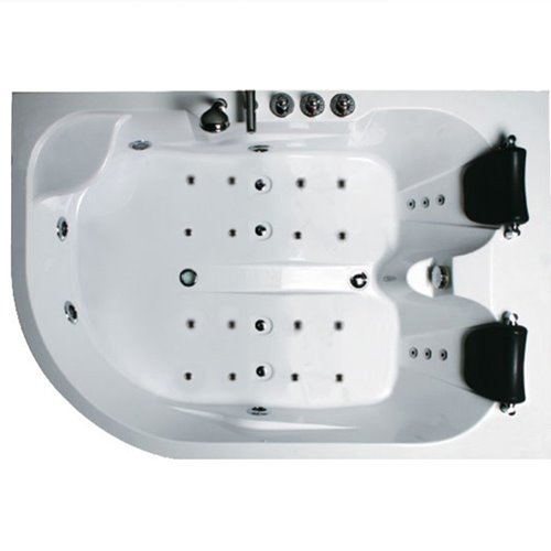 Wanna z hydromasażem asymetryczna Carmen 631 L 180x120