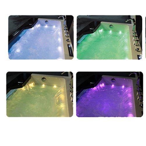 Wanna z hydromasażem prostokątna 170x130 cm Tugela-BL