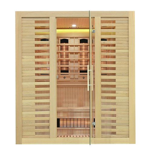Sauna na podczerwień kamień solny 180X160X200CM MO-RL4S XL Infrared Mazur