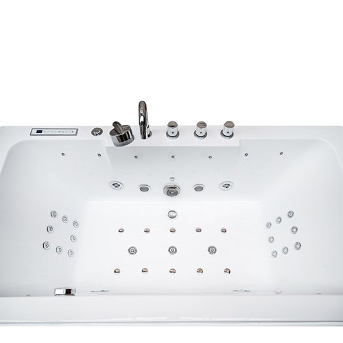 Wanna prostokątna z hydromasażem 170x84 cm Iris 933C Hydrosan