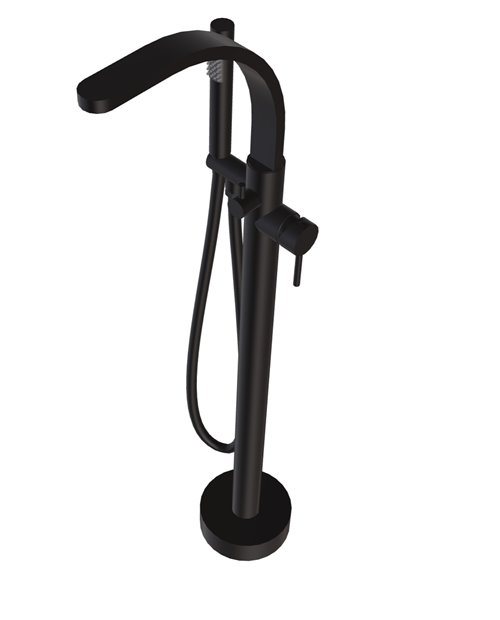 Bateria wannowa wolnostojąca czarny matt Decco I Besco BW-DI-CZ