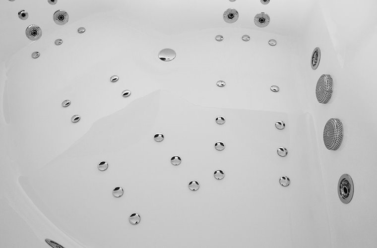 Wanna spa z hydromasażem narożna 150x150 cm MUE-0032A LEWA