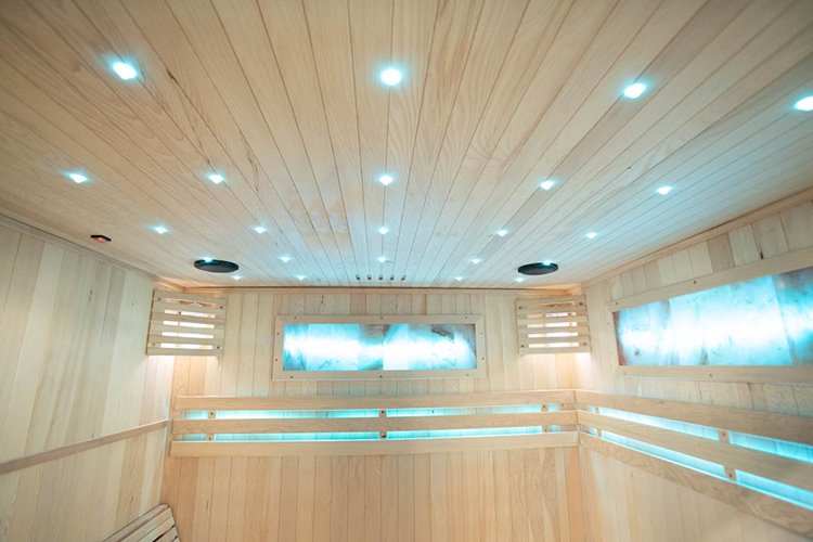 Sauna sucha fińska piec 6 KW Harvia BC60 + kamień solny 180X160X200CM MO-EA4-L Mazur