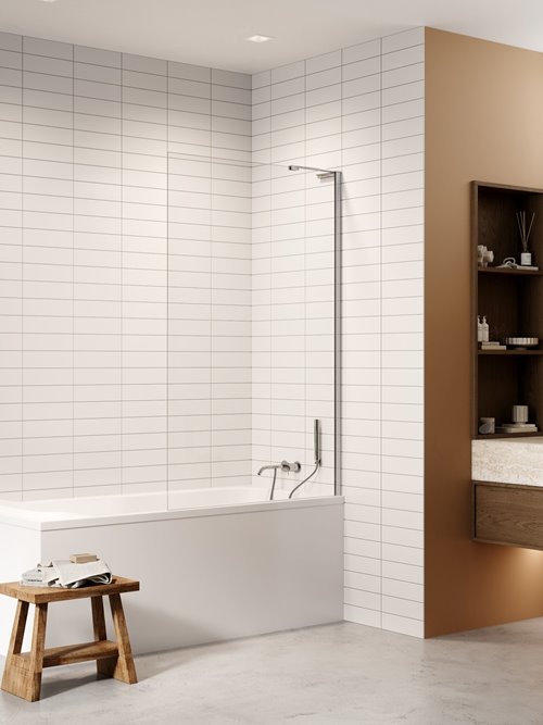 Parawan wannowy kolor chrom 80x150 P-0194-WL Nesta New Trendy