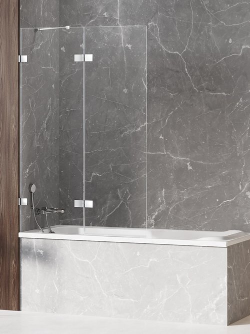 Parawan wannowy dwuelementowy wersja lewa 100x150 EXK-1954 Avexa New Trendy