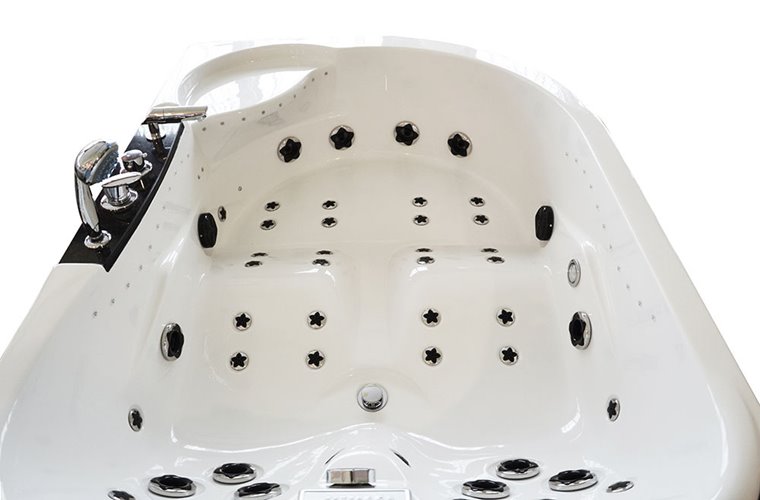 Wanna spa z hydromasażem asymetryczna 180x122 cm MUS-1062 LEWA