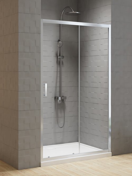 Drzwi prysznicowe 100 cm profile chrom D-1021A New Varia New Trendy
