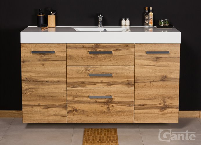 Szafka wisząca z umywalką 140/50/C3 seria Fokus NE