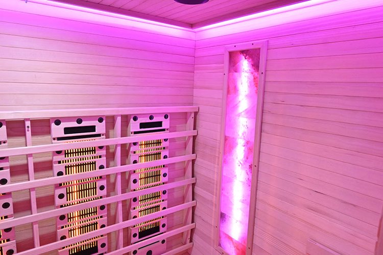 Sauna na podczerwień kamień solny + turmaliny 175X120X190CM MO-RL4ST Infrared Mazur