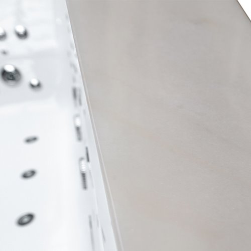 Wanna z hydromasażem prostokątna do zabudowy + obudowa Kalambo WH 190x150 cm