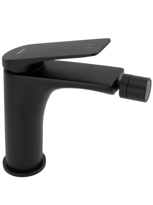 Czarna bateria bidetowa Avalon Rea