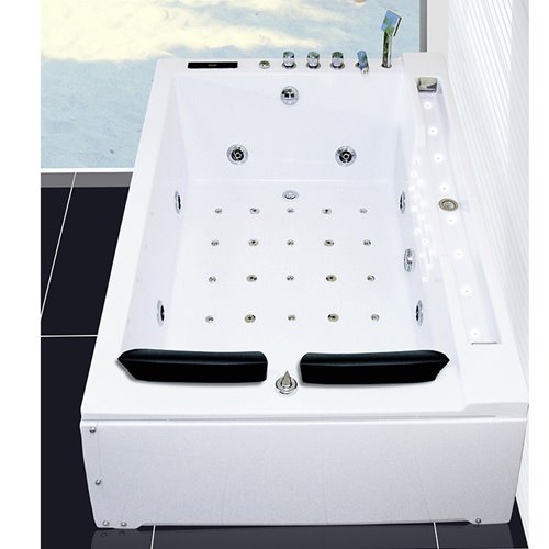 Wanna z hydromasażem i podgrzewaczem wody Fenix 606 180x120 cm P