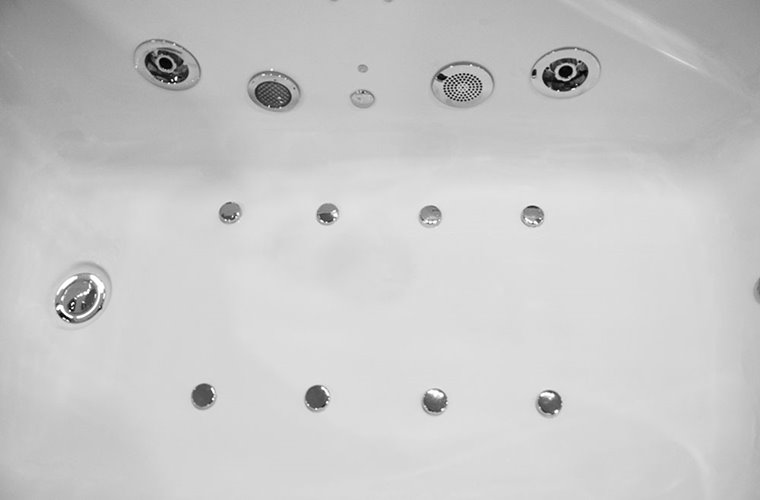 Wanna z hydromasażem przyścienna 150x80 cm MO-0061-150